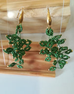 Load image into Gallery viewer, CASCADE. Haute couture earrings, made in tatting
