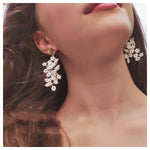 Load image into Gallery viewer, CASCADE. Haute couture earrings, made in tatting
