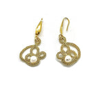 Cargar imagen en el visor de la galería, BOUCLES D&#39;OREILLE MIRYAM AVEC PERLES NATURELLES PILAR NAVARRO PARIS
