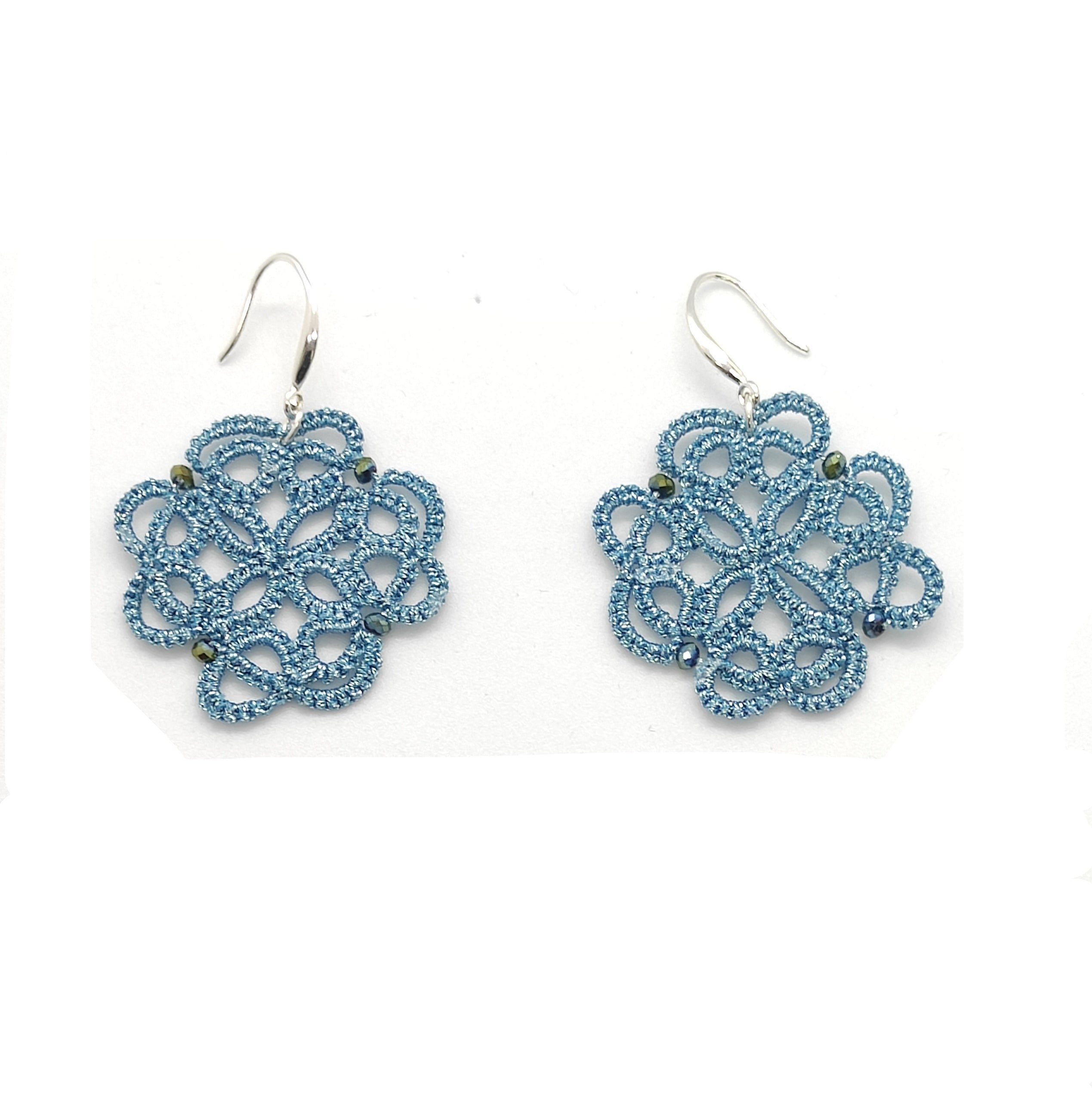 Needle Tatting Patterns on Making Your Own Butterfly Earrings Pandahallcom