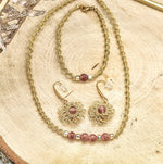 Charger l&#39;image dans la galerie, Bracelet en dentelle en pierres fines CHLOÉ.
