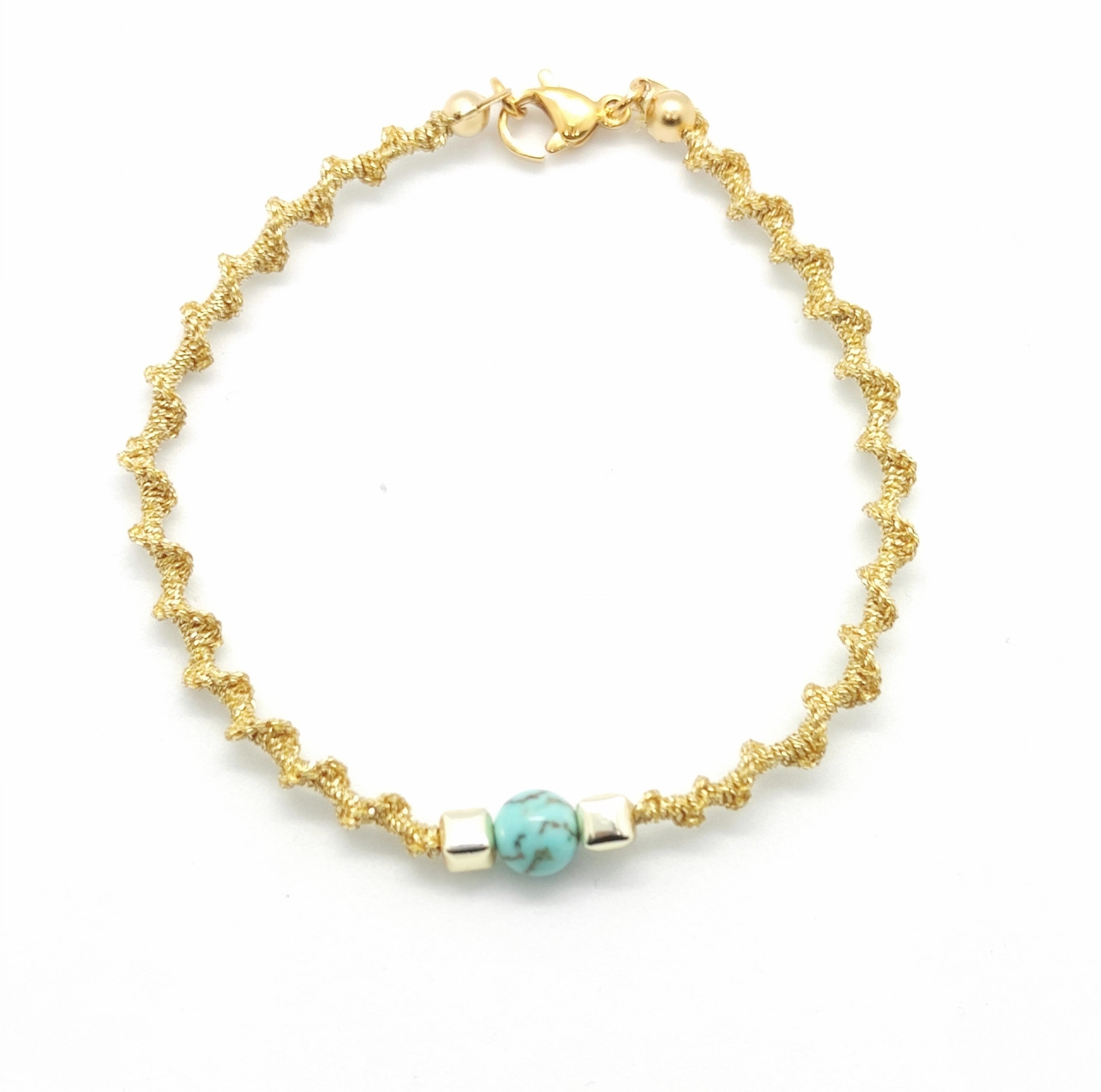Bracelet en dentelle en pierres fines CHLOÉ.