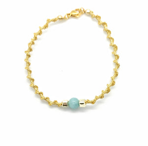 Bracelet en dentelle en pierres fines CHLOÉ.